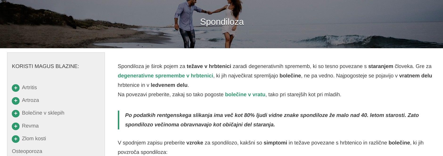 copywriting - spondiloza