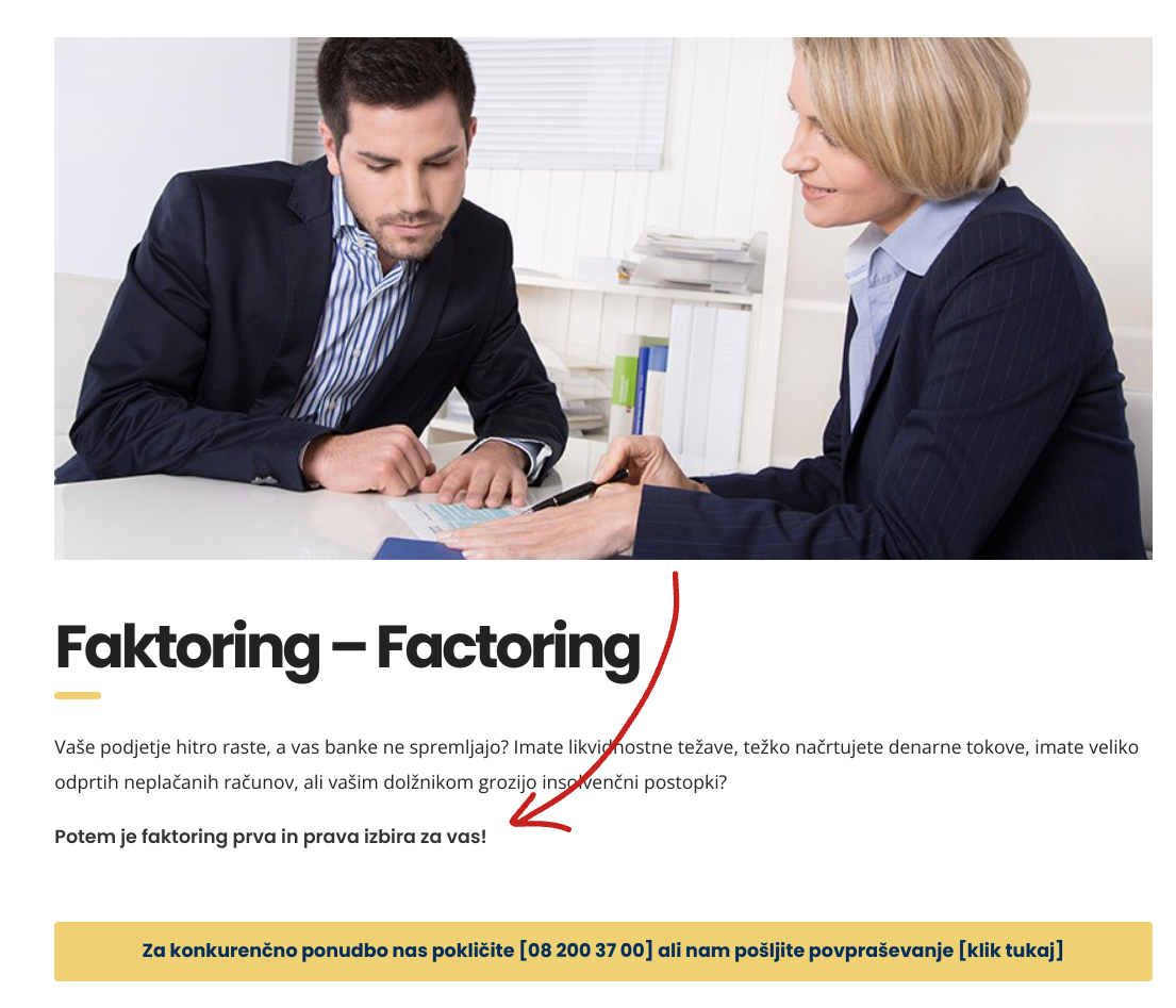 factoring - copywriting triki